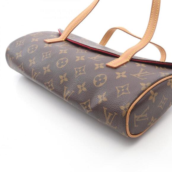 LOUIS VUITTON Brown Monogram Leather Bag - Picture 8 of 11